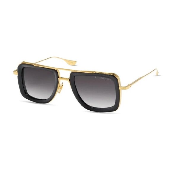 NEW  DITA SUNGLASSES GOLD BLACK MEN EYEWEAR DITA DITA DUBSIGNAL DTS465-A-01 - Picture 1 of 4